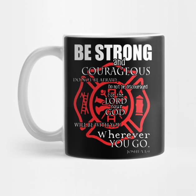 Firefighter t shirt   be strong by martinyualiso